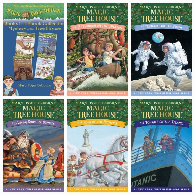 Magic Tree House 시리즈 일부 (서울도서관 eBook)