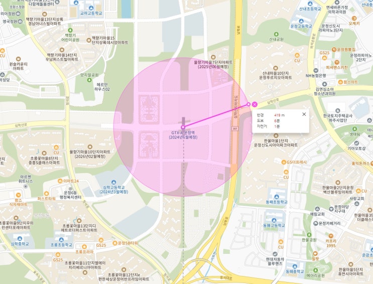  운정신도시 아파트 3대장 센트럴푸르지오 23년 8월 이것저것