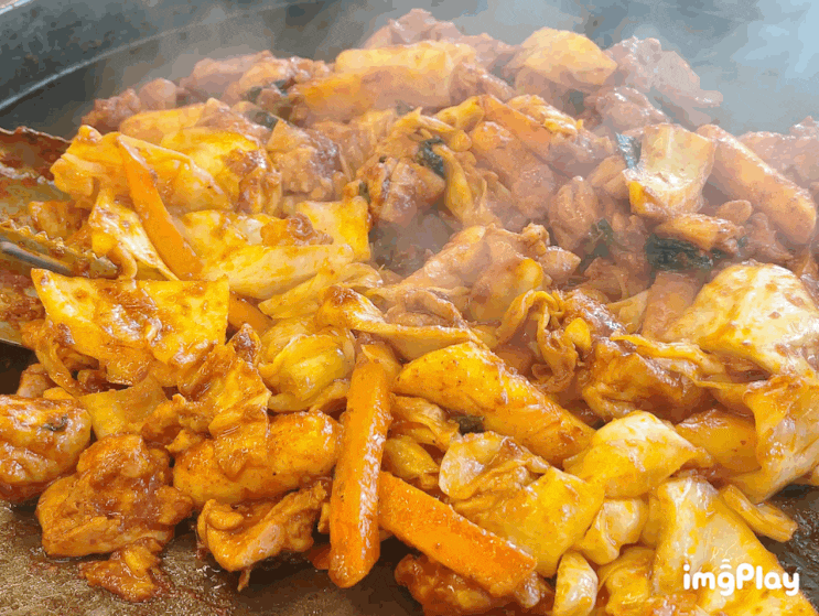  원주닭갈비맛집으로 직접 만드는 소스와 싱싱한 야채로 만드는 맛있는 "아빠닭갈비"