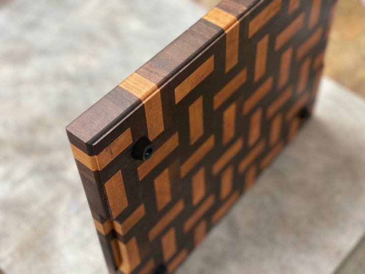  endgrain cutting board / 엔드그레인 도마_우디터