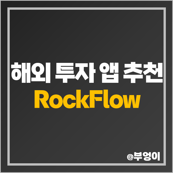 서학개미 MZ세대 주식 앱 추천 RockFlow 활용 미국 투자 서학개미 MZ세대 주식 앱 추천 RockFlow 활용 미국 투자