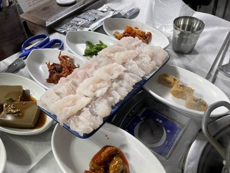  여수 하얀집 / 제철 하모 샤브샤브(갯장어) 맛집 하모거리 현지인 추천, 웨이팅