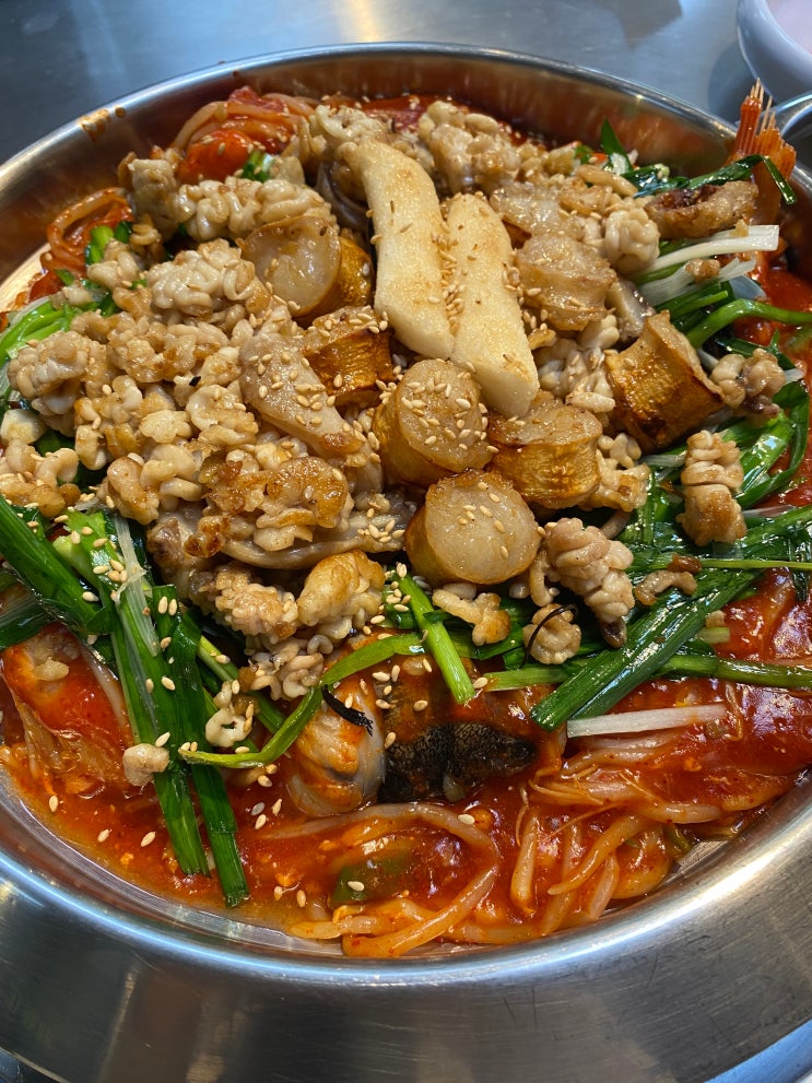  [방이 맛집] 방이먹자골목 "개나리아구찜" 대창아구찜