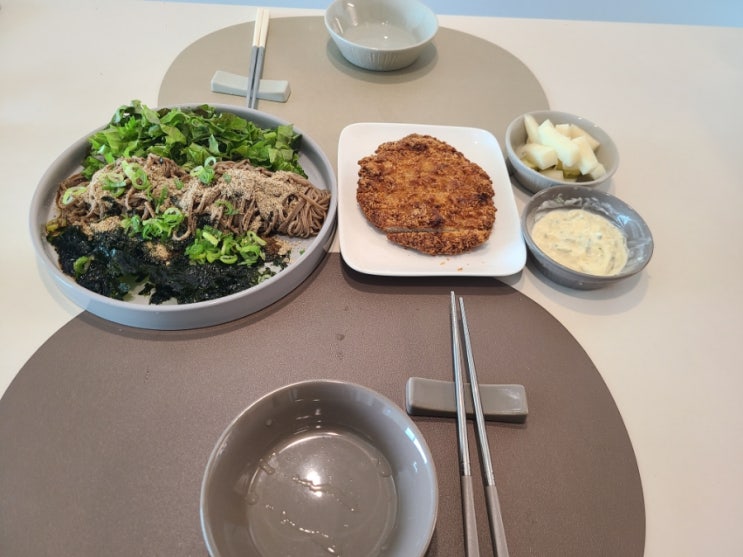  [집밥-더운날] 고기리 들기름 막국수 흉내내기