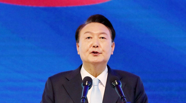 윤석열 <b>대통령</b>, <b>광복절</b> <b>경축</b>사서 한미 연대 강조
