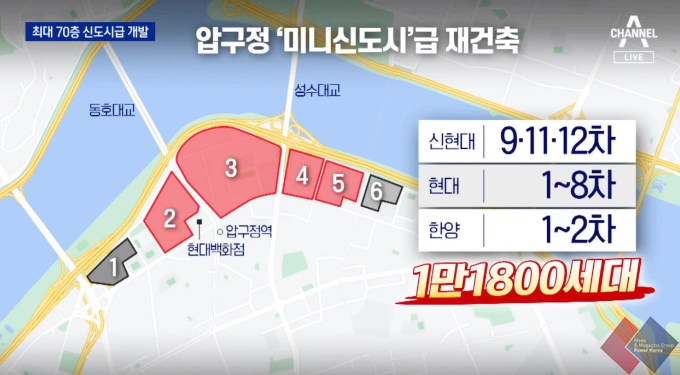  기대 한 몸에 받은 압구정 신도시, 집값 양극화에 기름 붓나