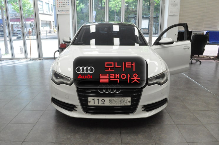  아우디모니터수리 - A6 - MMi모니터 블랙아웃 전원불량 고장수리 - 수원테크(수입차오디오AV모니터앰프튜너수리전문)