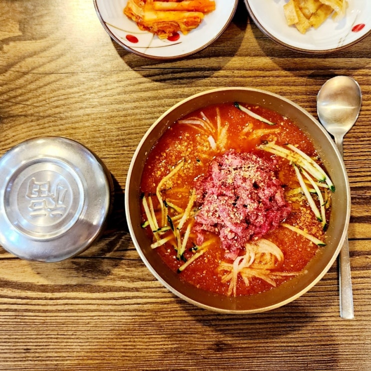 별미 한우물회 맛집 경주 함양집, 하누가물애분점