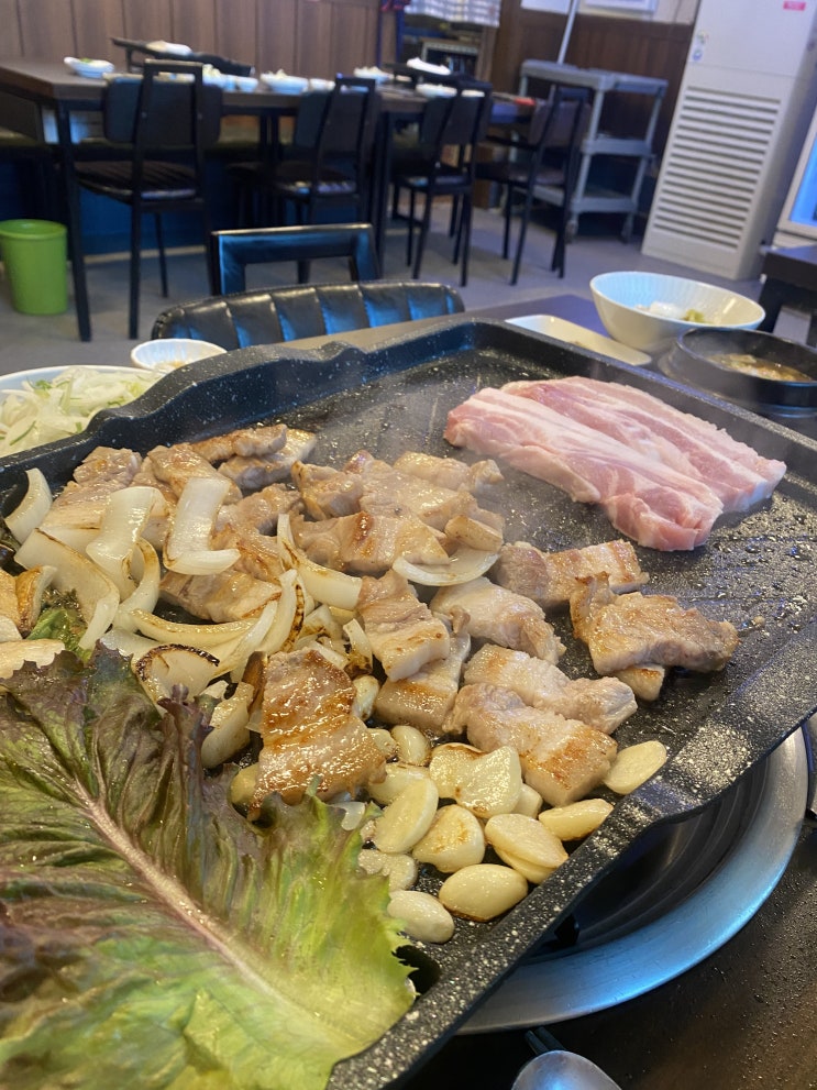  <지곡동 삼겹살 맛집> 군산 룸 구비 식당 / 군산 지곡동 수배로스 / 곽밥 원픽 생삼겹살