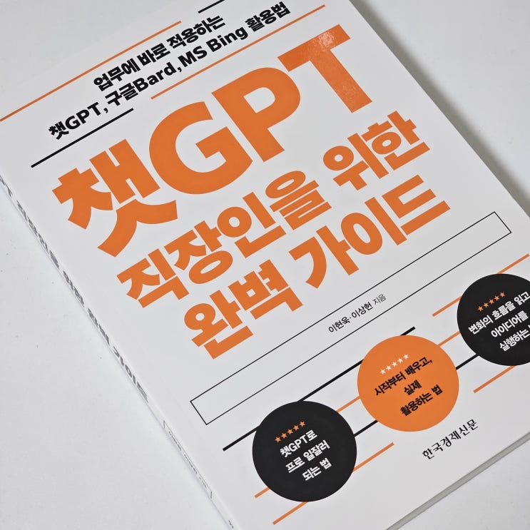  챗GPT 직장인을 위한 완벽 가이드 챗GPT활용법을 이해하기 쉽게 도와주는 책
