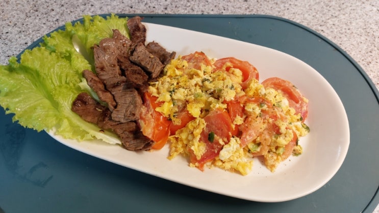 토마토 요리 : 토마토 계란볶음 간단한 한끼 다이어트식 토마토 요리 : 토마토 계란볶음 간단한 한끼 다이어트식