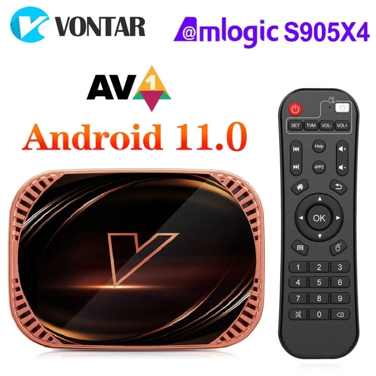 VONTAR X4 스마트 TV 박스로 홈 엔터테인먼트를 새로운 차원으로!