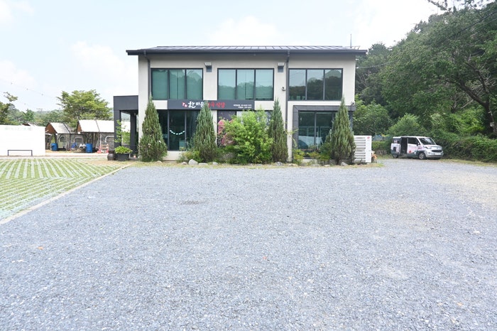  대전 유성구 맛집) 애견 동반 가능한 캠핑식 야외 식당 한마음정육식당 방동점