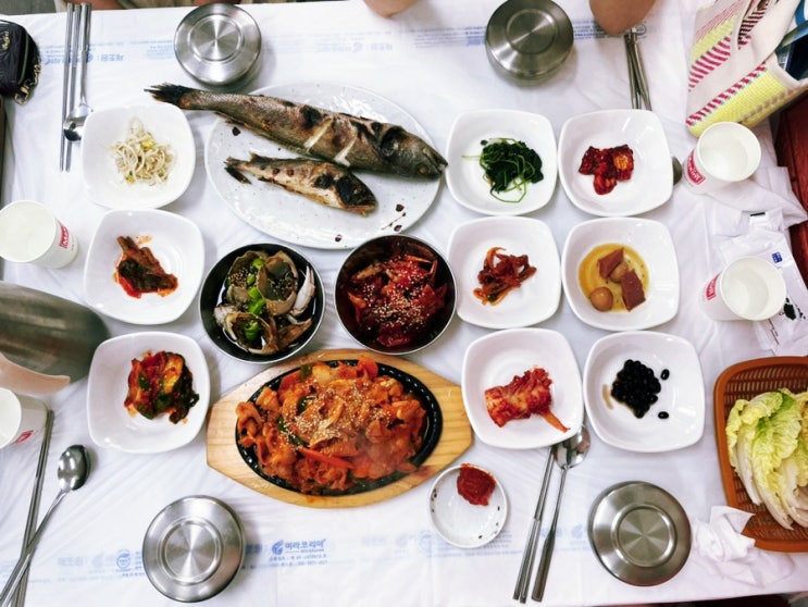  여수여행 내돈내먹 백반(돌산백반 진모식당)