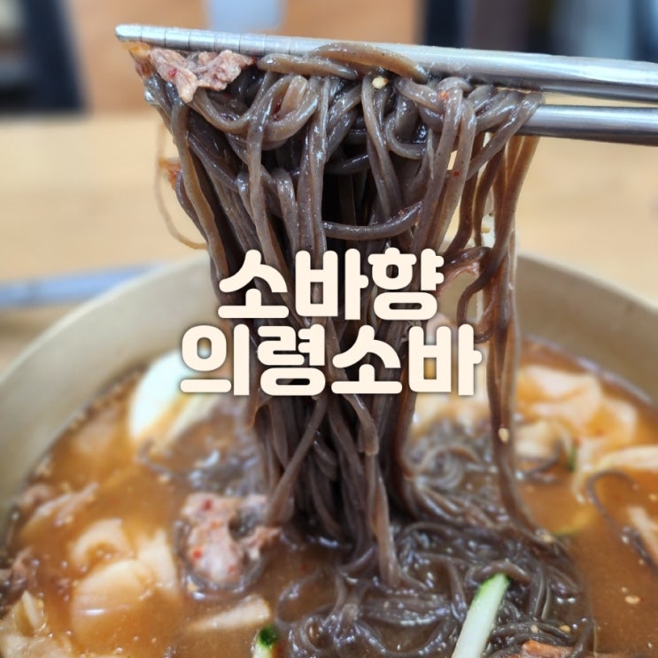  진해용원맛집 더운여름엔 메밀냉소바 <소바향>