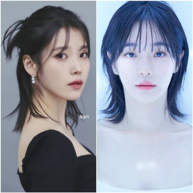 요즘 대세 중단발 레이어드컷 - 아이유 & 박규영 처럼