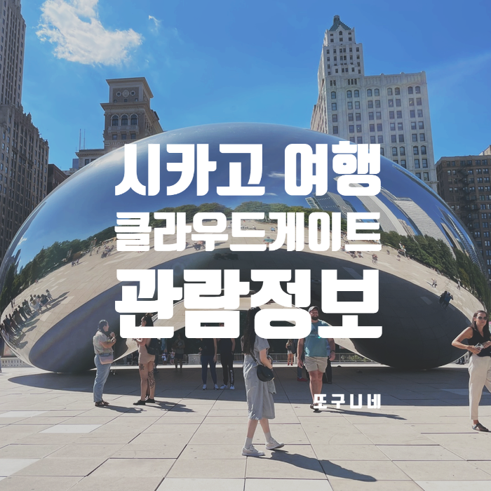  미국 시카고 밀레니엄파크 클라우드게이트 시카고콩 cloud gate 관람 제한