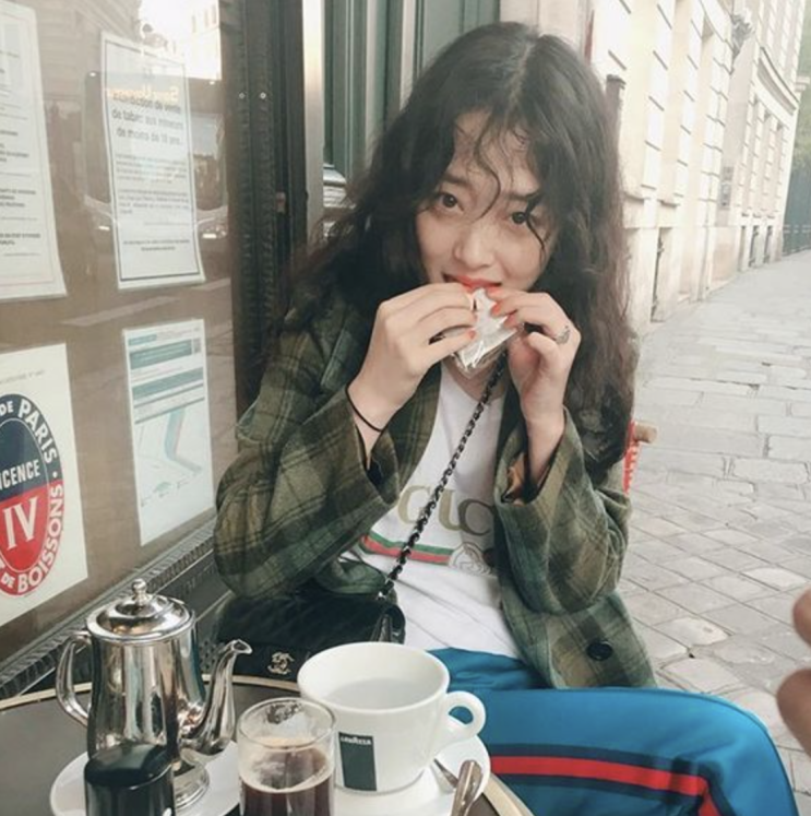  설리 긴머리 히피펌과 여자 굵은 히피펌 스타일