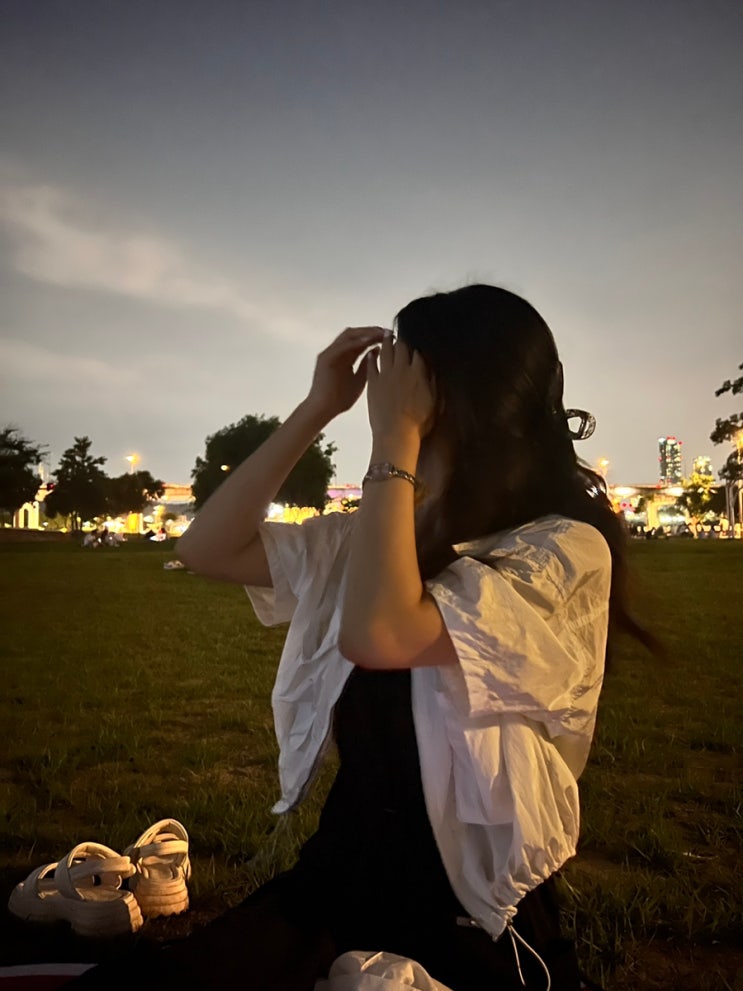 [일상] 경기도 찍먹 후 서울 한강공원에서 라면이랑 뿌링클 부수기