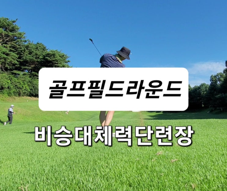 [골프필드라운드] 경기도 이천 비승대체력단련장 골프필드라운드(feat. 혹서기 극기훈련)