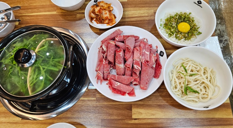  등촌샤브칼국수 포항인덕점 솔직 후기-샤브샤브/찐맛집