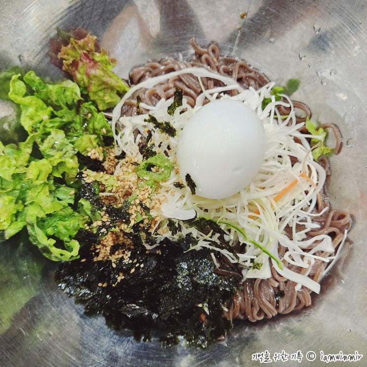 들기름막국수 가산동 밥조이 들기름막국수 가산동 밥조이