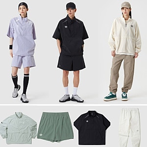 엄브로 트레이닝세트 셋업 남자 여자 여성 츄리닝복 코디 추천(하프집업 아노락,바람막이, ....