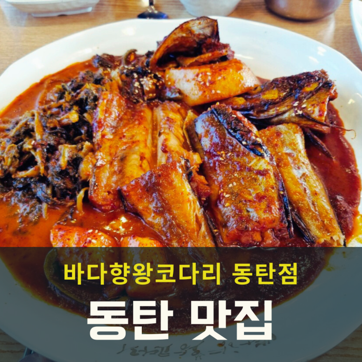  동탄 맛집 매콤한 코다리조림 추천