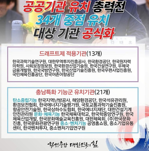 내포, 충남혁신 / 공공기관 유치 34개 중점 유치 예정 내포, 충남혁신 / 공공기관 유치 34개 중점 유치 예정