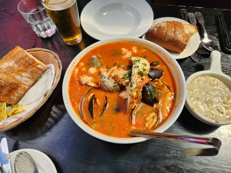  미국 샌프란시스코 맛집 소토마레 메뉴 Sotto Mare 치오피노 cioppino 해산물 샌프란 찐맛집 추천