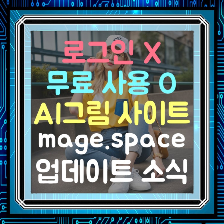  로그인 없이 무료 사용 가능한 AI 그림 사이트 - mage.space 업데이트 소식