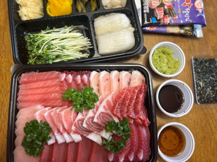  수원 참치 맛집 참다랑어 막 주는 집 참치 정육점