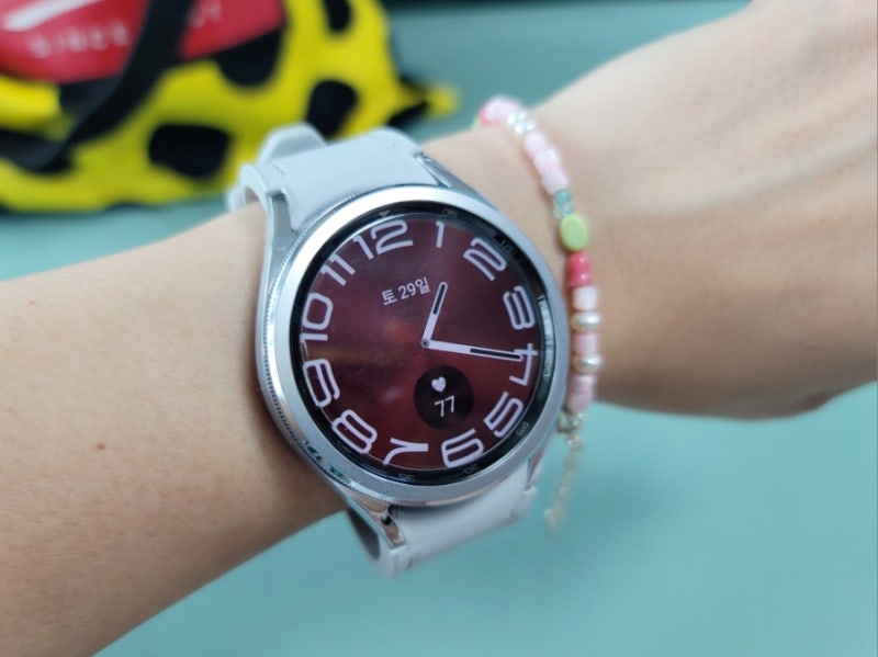 갤럭시워치6 클래식 43mm 실버 블루투스 사전예약 구매후기