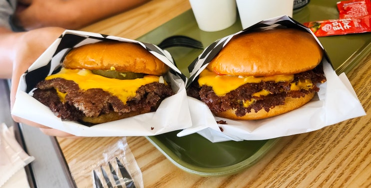  안산맛집 스매쉬드 조리법 안산햄버거 토핑스온패티스