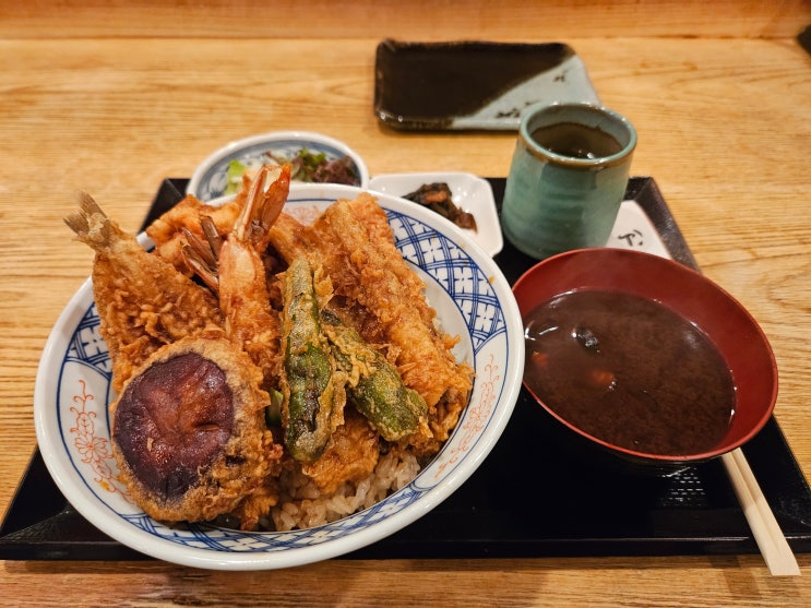  도쿄 텐동 맛집 텐센 Tensen(天仙) 에도가와바시 (카드 결제 가능)
