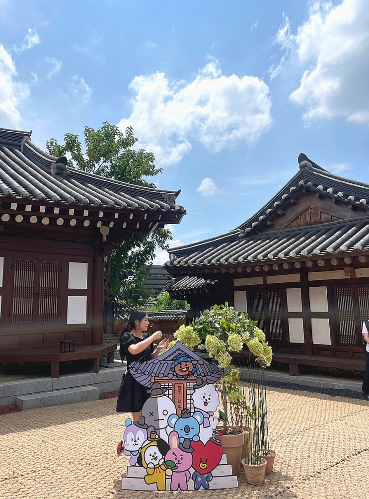  전주한옥마을 bt21 트립풀 전주, 완주 출간 기념 팝업스토어 방문 인생네컷 무료로 찍었어요