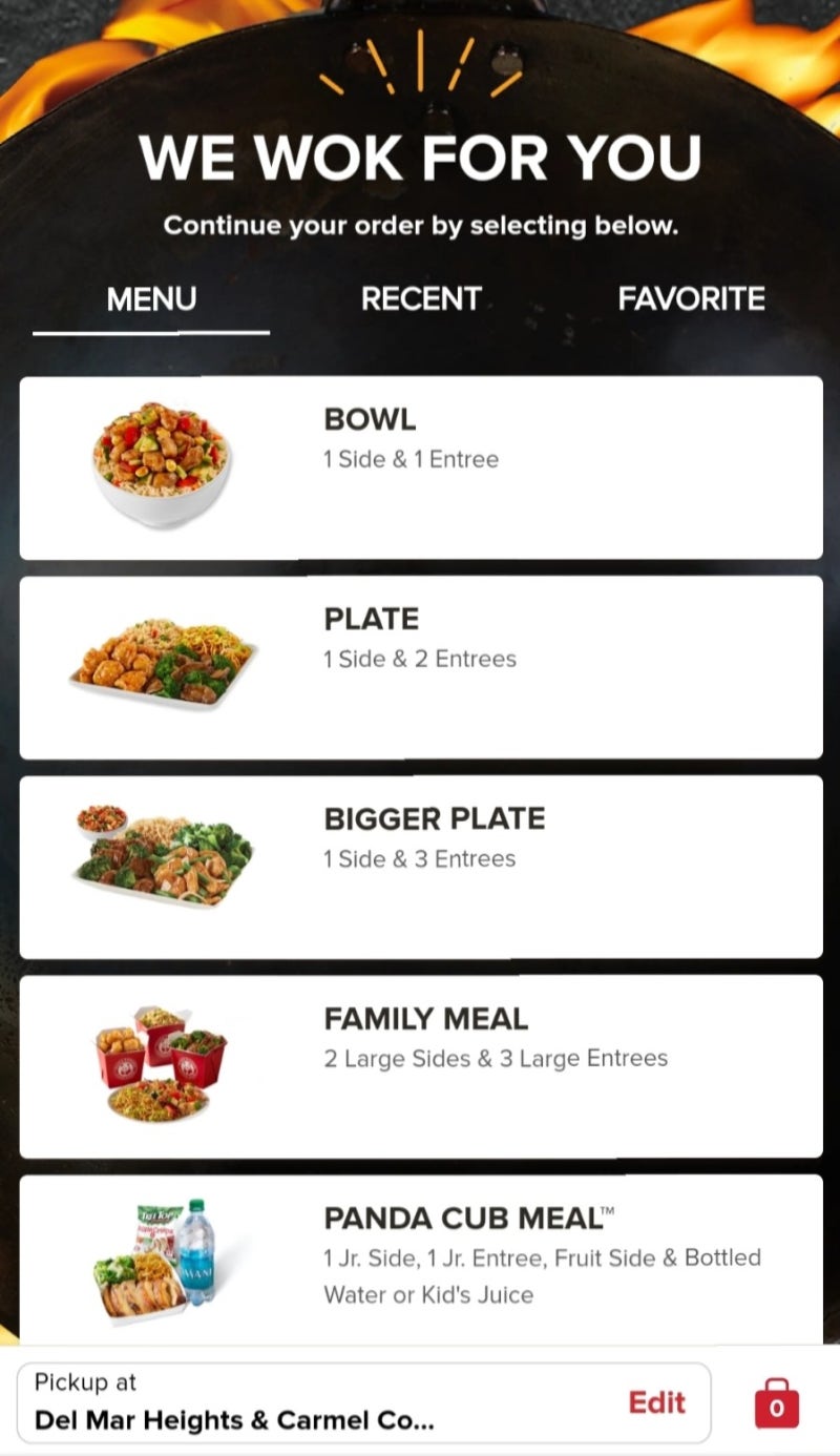 미국 판다 익스프레스 메뉴 및 주문(Sandiego Panda Express Menu And Order) : 네이버 블로그
