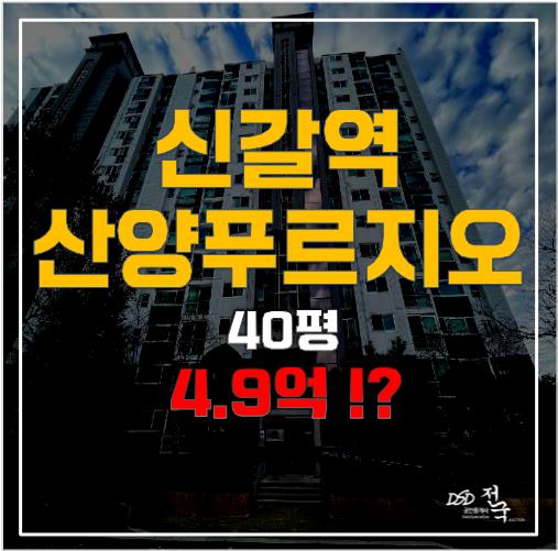 경매로 용인 신갈역세권을 4억 9천에, 산양마을 푸르지오