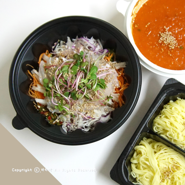  파주 교하 물회 맛집 통영아지매가 만드는회랑물회랑