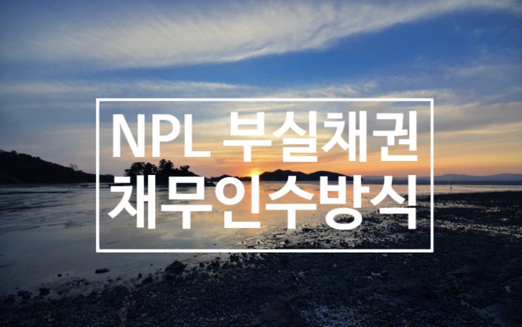 NPL 부실채권의 채무인수방식 투자절차