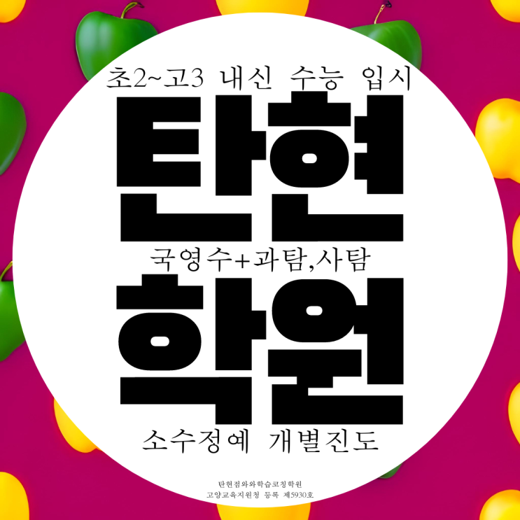 탄현동 와와학습코칭센터 종합학원 일산고 내신 전문 전과목 대비 탄현동 와와학습코칭센터 종합학원 일산고 내신 전문 전과목 대비