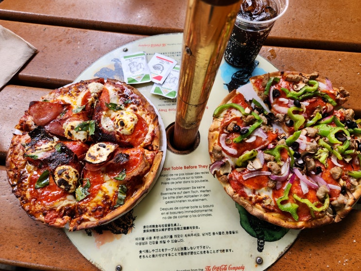  미국 국립공원 요세미티 맛집 커리빌리지 피자 메뉴 하프돔 추천 Curry village Pizza the deck