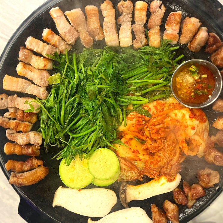 상대원 맛집 무쇠뚝삼겹 만족스러운 후기 성남 삼겹살 맛집 인정