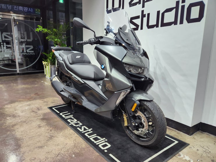 BMW C400GT 전체 PPF 필름 시공