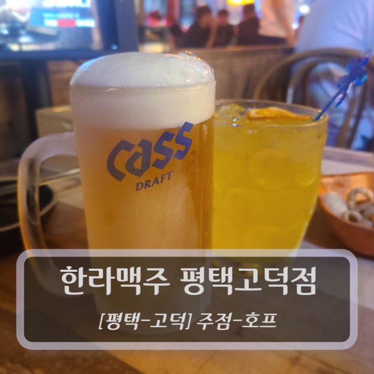  [평택-고덕, 맥주-호프] 한라맥주 평택고덕점 - 평택술집