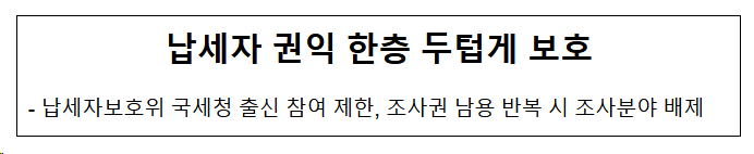 납세자 권익 한층 두텁게 보호_국민권익위원회 납세자 권익 한층 두텁게 보호_국민권익위원회