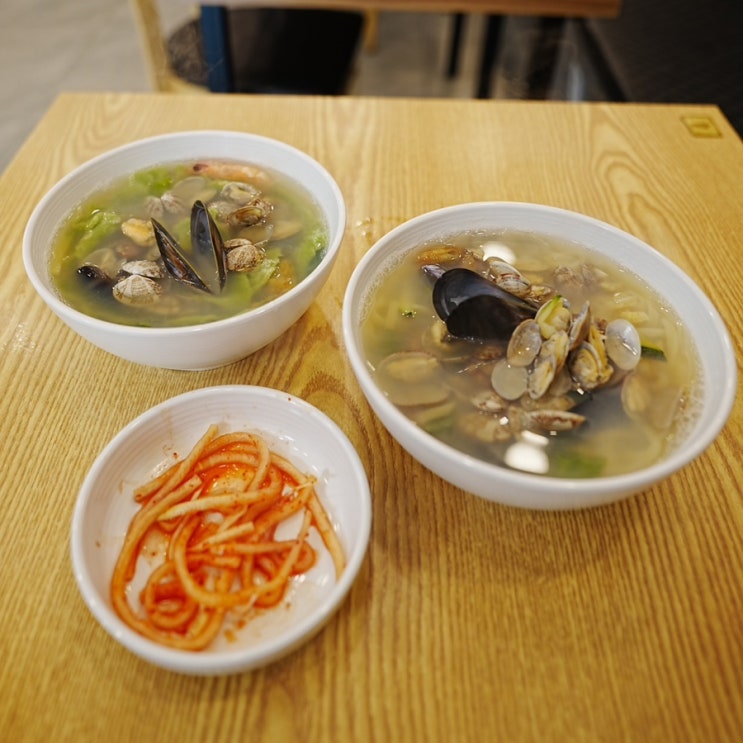  화랑해물칼국수 : 찐텐으로 맛있고 양도 많아서 좋았던 미사칼국수
