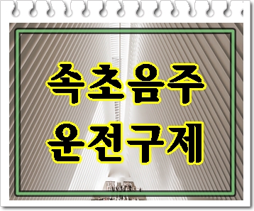  속초 음주운전 구제 행정심판 행정사