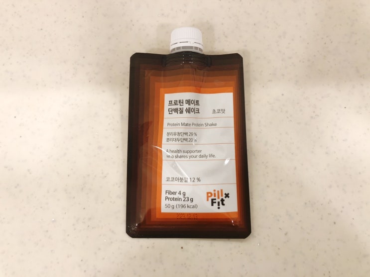  프로틴 메이트 단백질 쉐이크 초코맛 리뷰!