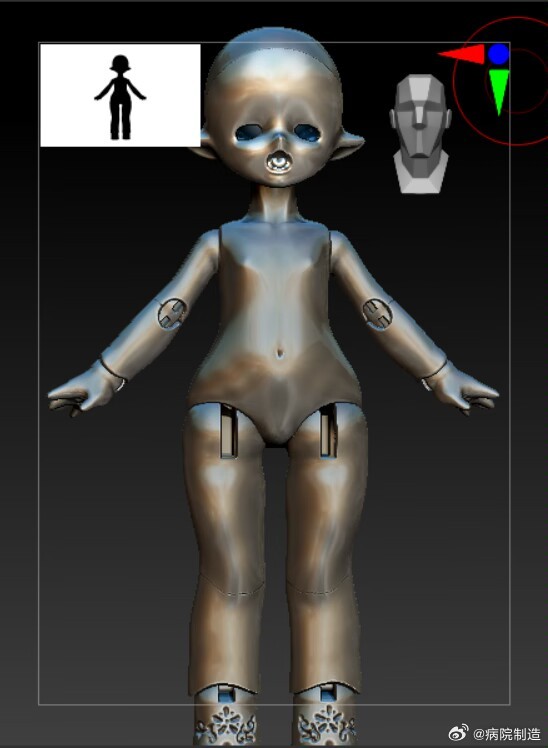  중국의 구체관절인형 무료 3d 파일 다운로드 받는 법